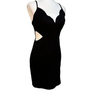 NWT URBAN OUTFITTERS Cut Out Black Body Con Mini Dress - size small